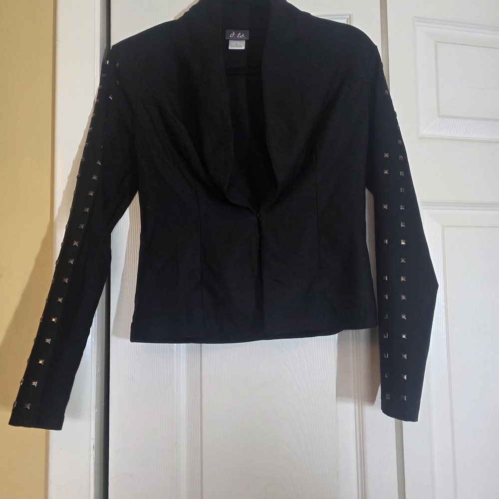 Dots Black Blazer Suit Jacket